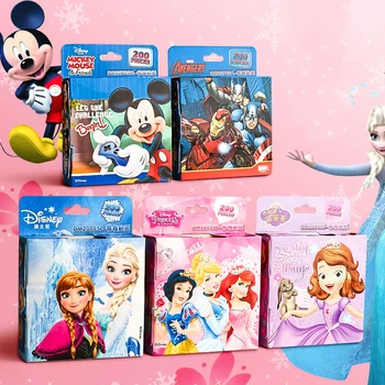 200 Kos Nalepke Disney Princess Zamrznjene Elsa Belle Pixar Avto Nepremočljiva Nalepke za Prtljago Kovček Dekor Igrače za Otroke