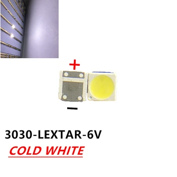 2000pcs High Power LED ZA 1,8 W 3030 6V Cool bela 150-187LM PT30W45 V1 TV Aplikacijo Lextar LED Osvetlitvijo