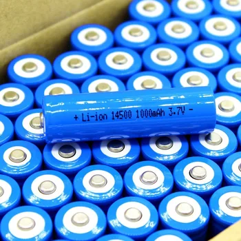 2018 ICR14500 1000 mAh 3,7 V Li-ionska Akumulatorska Baterija Za LED Svetilka Litijevo gumbasto baterijo