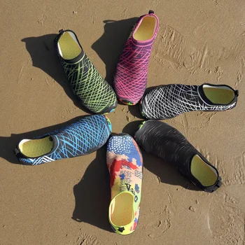 2018 Moški Plaži Čevlji na Prostem Plavanje Vode Čevlji za Odrasle Ravno Mehko Seaside Hoja Čevlji Ljubimec Čevlji brezplačna dostava