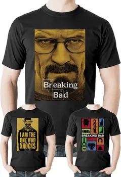 2019 Novo Mens Breaking Bad T Shirt Netflix Walter White Vrh Heisenberg Tee TV Serije Unisex Tee Majice