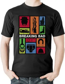 2019 Novo Mens Breaking Bad T Shirt Netflix Walter White Vrh Heisenberg Tee TV Serije Unisex Tee Majice