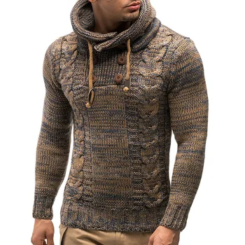 2020 jopico pulover, jakna moška barva priložnostne toplo pleteni pulover pulover moških gumbi