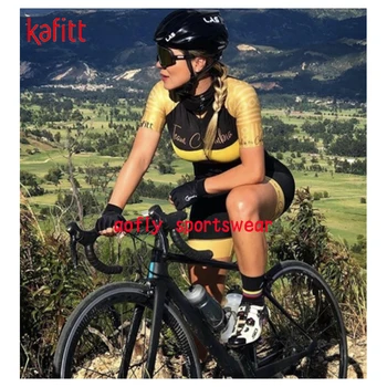 2020 kafitt ženska oblačila kolesarska določa Triatlon obleko Kratek Rokav skinsuit Določa Skinsuit Maillot Ropa Ciclismo jumpsuit