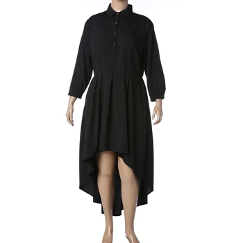 2020 Maščobe MM velika velikost 6XL obleko Pomlad ženska obleka Ohlapno mozaik kolena obleke plus velikost ženske oblačila 6xl obleko brez pasu