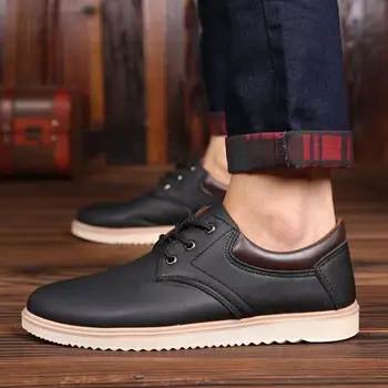 2020 nepremočljiva non-slip usnjeni čevlji za moške orodje čevlji priložnostne čevlji korejski moški čevlji za pomlad plima čevlji moški