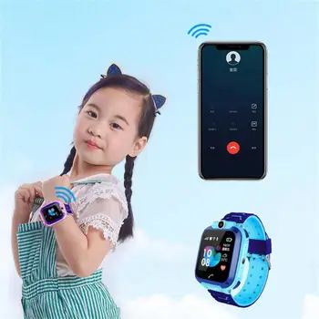 2020 Nov Modni Pametno Gledati Večfunkcijsko Otrok Digitalno ročno uro Baby Watch Telefon Za IOS Android Otroci Igrače Darilo