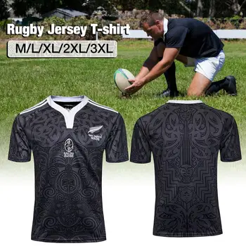 2020 Nova Zelandija 100 Obletnico Spominska Izdaja Rugby Jerse y Dresov M-3XL Spominski Rugby Športnih T-shirt