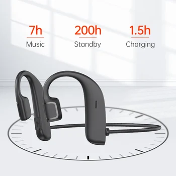 2020 Novo AS4 Zraka Kostne Prevodnosti Slušalke Bluetooth 5.0 Uho Kavelj Slušalke W/Mic Za Prostoročno Klicanje IPX5 Vodotesne Slušalke