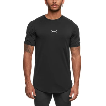 2020 TELOVADNICI Majica Očesa Camo Šport Majica s kratkimi rokavi Moški Rashgard Quick Dry Fit, ki Teče T-Shirt Moški Fitnes Tshirt Elastična Šport Tshirt