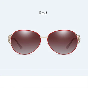 2020 Ženski Gradient Objektiv Diamant encrusted Polarizirana sončna Očala, Trendovska ženska sončna očala z UV Blokiranje z Odtenki Polje S501