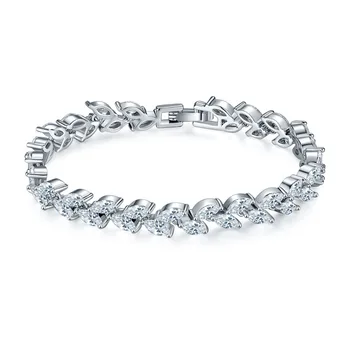 2021 nove modne Liste 925 sterling srebrna zapestnica bangle za ženske, obletnice, darila nakit trgovini božič S5878