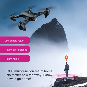 2021 Novo F6 GPS Brnenje 4K Kamera HD FPV brezpilotna letala z Menoj, 5G WiFi Optični Tok Zložljive RC Quadcopter Strokovno Dron