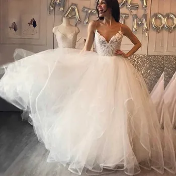2021 Plaži Poročno Obleko Plus Velikost Vestidos De Noiva Backless Črto Boho Haljo De Mariée Preproste Čipke Za Ženske svatební šaty