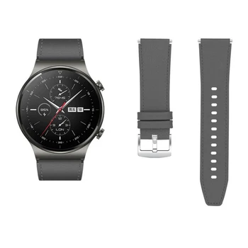 22 mm Pravega usnja Trak Smartwatch Nadomestni Del manžeta Watchband Za Huawei Watch GT2 Pro Smart Manšeta Dodatki