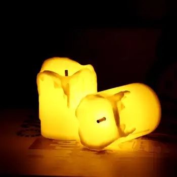 24pcs Čaj Luči Lučka Led-Brezplamensko Sveče LED Swing Električni Plamen Svetilke-Luči ealight Utripa Baterija Upravlja svate