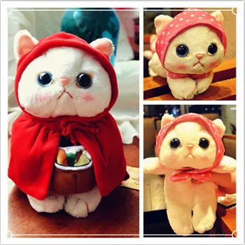 25 cm Luštna Mačka Plišastih Igrač Mini Živalski Polnjene Mehka Lutka Japonski Anime Choo Choo Mačka Baby Pomiritev Igrače Najboljše Darilo Za Otroke