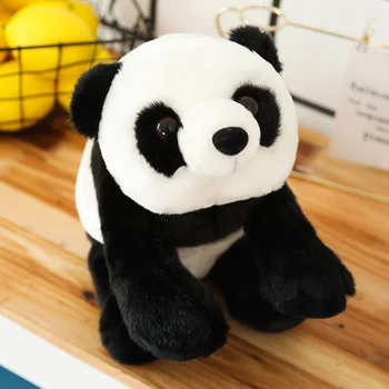 26-65 cm Mehka Simulacije Lep Panda Plišastih Igrač Polnjene Kawaii Sedel Panda Lutke Blazine Za otroke, Otroci Dekle Darilo