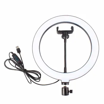 26 cm Foto Ringlight Led Selfie Obroč Svetlobe Žarnice Držalo za Telefon Bluetooth Daljinsko Fotografiranje s tipkama 43 Palčni Stojalo Youtube Video v Živo