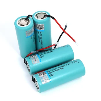 26700 3.2 Proti 4000 mah LiFePO4 Baterije 3C Neprekinjeno Odvajanje Visokih moči baterije DIY Silikonski Žic za Električni Avto, skuter