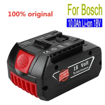 2PCS 18V10000mAh za ponovno Polnjenje Za Bosch 18V Akumulator Backup10.0A Prenosni Zamenjava BAT609 lučka+3A Baterija Polnilnik