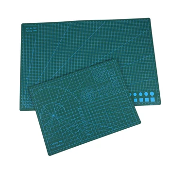 2Pcs A3/A4 PVC Pravokotnik Mreža Rezanje Mat Orodje Double-sided (obojestransko Rezanje Pad Meritev/Imperial za Papir, Kartice Tkanine Obrti (45 cm