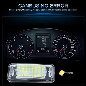2Pcs Led CanBus avtomobilske Brez Napake GT 86 LED Tablice Luči Zadaj Registracijo Za Toyota 86 GT86 FT86 BRZ Scion FR-S Številko Lučka