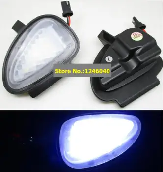 2PCS LED Pod strani ogledalo luči luči za VW Golf 6 GTI 09~ Golf Cabriolet 12~ Touran 2010~ PASSAT B7 2011~