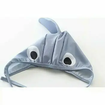 2PCS Malčke Baby Girl Boy Kopalke 3D Shark Kostum Kopalke 2019 Novo blagovno Znamko brez Rokavov igralne obleke Sunsuits