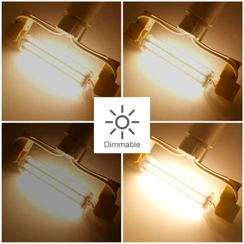 2pcs R7S LED Žarnice J78 J118 Zatemniti Lučka 78 mm 118mm 135mm 189mm SMD2835 AC 85-265V Nadomešča 30W 50 W Halogenska Luč 220V 110V