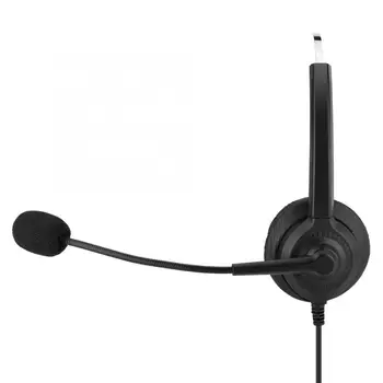 3,5 mm klicni Center Slušalke Brezizgubni Zvočni klicni Center Slušalke 360° Rotacijska Naušniki klicni Center Slušalke z Dvojno 3,5 mm Vtič