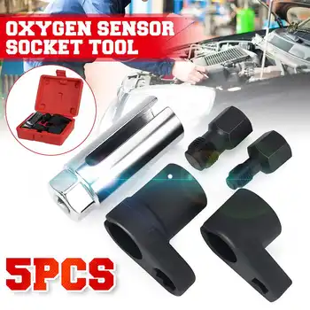 3/5pcs Oxygen Senzor Vtičnico Ključa Nit Orodje Komplet za Vse Auto O2 Vtičnico Oxygen Senzor Vtičnico Namestite Odstranitev Orodje