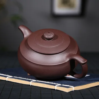 300 ML Yixing Čajnik Rude Blato Ročno Kung Fu grelnik vode Z Žogo Filter Ustvarjalne Teaware