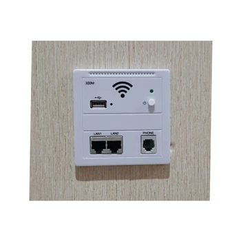 300Mbps notranji Brezžični Steno AP WiFi Usmerjevalnik AC100V 240V 802.3 af moč POE Dostopna Točka z USB Polnjenje prek kabla USB Telefon RJ11 RJ45, On-off