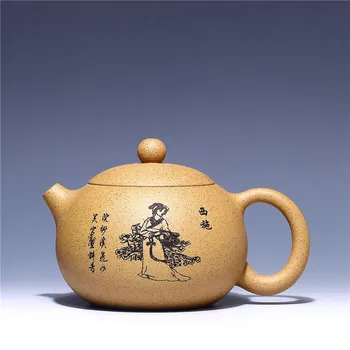 390ml Yixing Zisha čaj pot debelo surove rude vijolično gline pu ' er črni čaj čajnik lepoto Xi shi keramični čajnik Brezplačna dostava