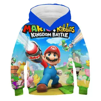 3D Mario noro avanturo igre fantje in dekleta sonic, zabavna Majica oblačila, otroška animacija ulice