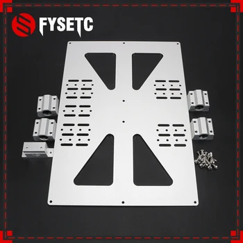 3D Tiskalnik Deli Ogrevanje Platformo Z-osi Z SC8UU Podporo Aluminijasto Ploščo Za Prusa I3 / Wanhao Podporo Ploščo V3 300 Heatbed