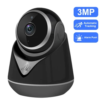 3MP HD IP IR P2P WIFI Kamera Samodejno Sledenje Home Security Kamera ONVIF Smart Wireless Oblak Nadzor Baby Monitor, Fotoaparat
