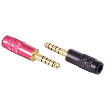 3Pcs Jack 4.4 mm 5 Poljaki Moški Popolno Uravnoteženo Slušalke Plug 19,5 mm za Sony NW-WM1Z SZ-WM1A AMP Igralec