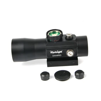 3X44RD Zeleni Red Dot Sight Področje Taktičnih 11/20 mm Železniškega Riflescope Fit Picatinny Gori Lov Obsegov