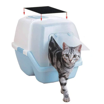 4/6Pcs Prenosni Pet Mačka Legla Polje Filter Pad oglje Dezodoriranje Filtri Carbon Pack Deodorant za mucke