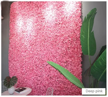 40x60cm Umetne Rože Plošče Poročno Dekoracijo Ozadje Šampanjec Svile Rose Ponaredek Cvetje Hydrangea Stenske Luči