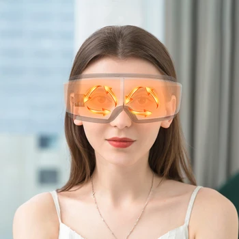 4D Pametno, zračna Blazina Vibracije Oči Massager Nego Oči Instrument Vroče Stiskanje Bluetooth Električni Utrujenostjo Oči Lajšanje Masaža Očala