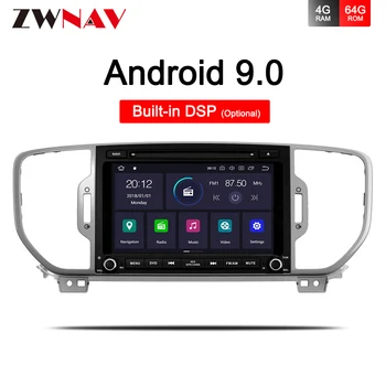 4G+32 G Android 9.0 Avto Radio Multimedijski Predvajalnik, GPS Navigator Za KIA Sportage 4 2016 2017 2018 2019 Avdio 2 Din št DVD vodja enote