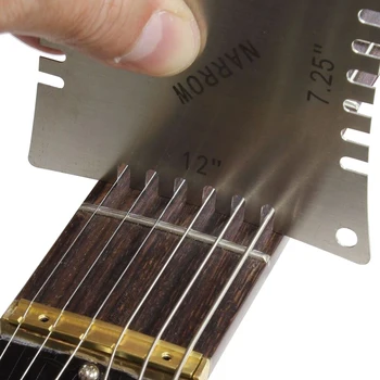 4pcs/set Kitara Zarezo Polmer Merilniki Fingerboard Orodja za Merjenje visoke kakovosti