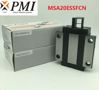 4pcs/veliko Izvirnih Tajvan PMI MSA20E-N MSA20ESSFCN linearni guideway drsna blok Prevoz za CO2 laser pralni MSA20E