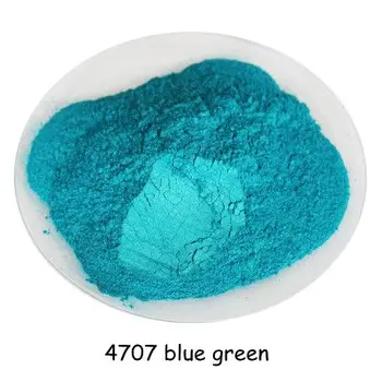 500gram modro zeleno Barvo Kozmetični pearl Mica Pearl Pigment Prah v Prahu za DIY Nail Art poljski in Ličila Oči v Senci,šminka