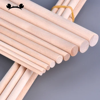 5pcs/10pcs DIY ročno pesek ploščo, model zgradbe gradbeni material breza lesa valjaste dnevnik palico krog palica