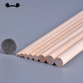 5pcs/10pcs DIY ročno pesek ploščo, model zgradbe gradbeni material breza lesa valjaste dnevnik palico krog palica