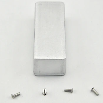 5PCS 1590A Aluminij Metal Stomp Polje Primeru Ohišje Kitara Učinek Pedal Brezplačna Dostava